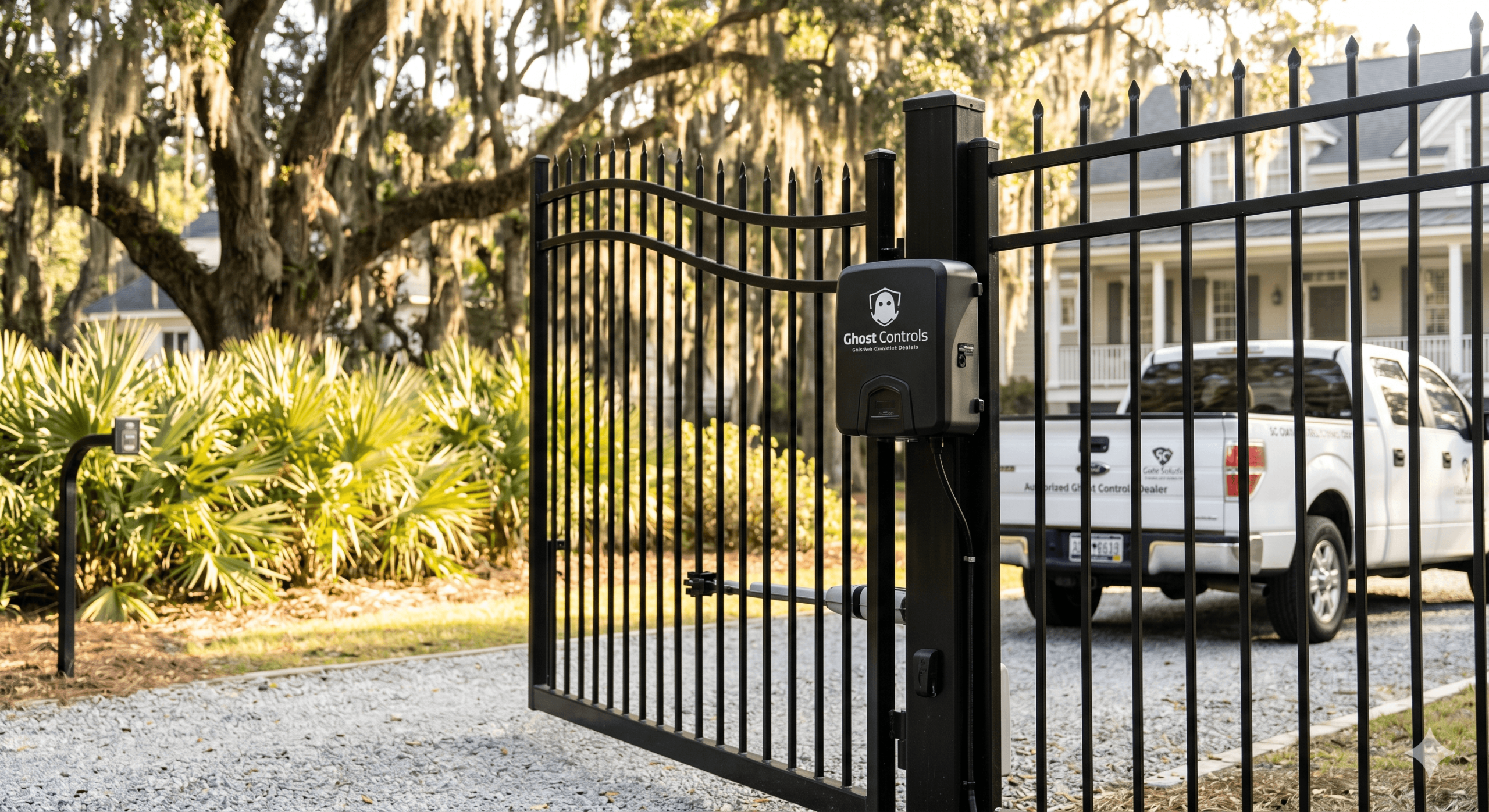 Automatic gate repair Sumter SC - Ghost Controls technician